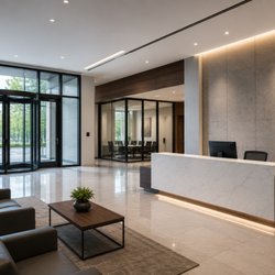 LCS Commercial Cleaning - Office lobby and reception area