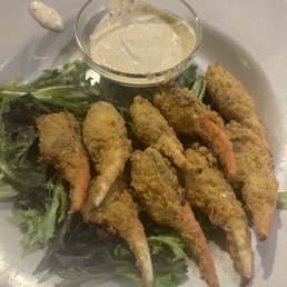 Fried crab claw appetizer Fried crab claw appetizer