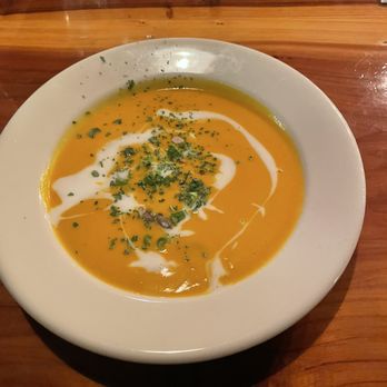 Narrow Gauge Restaurant - Carrot soup - New American Near Me - Oakhurst, California Narrow Gauge Restaurant - Carrot soup - New American Near Me - Oakhurst, California