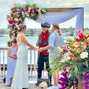 Conch Concierge Weddings - Michael Vernon Officiant Wedding at Ocean Key and Spa Resort, Key West - Wedding Planning Near Me - Key West, Florida