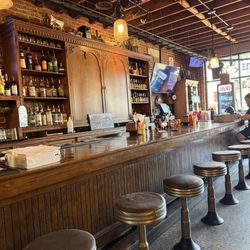 Whistle Stop at The American Cafe - The original bar and furniture from the original restaurant