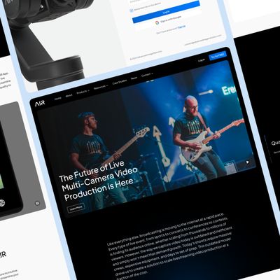 WebXd - Modern Website Design and Development for an Innovative Live Video Production Company - La Jolla, CA