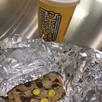 Which Wich - Cookies & cream milk shake & warm m & m cookie - Sandwiches Near Me - Slidell, Louisiana Which Wich - Cookies & cream milk shake & warm m & m cookie - Sandwiches Near Me - Slidell, Louisiana