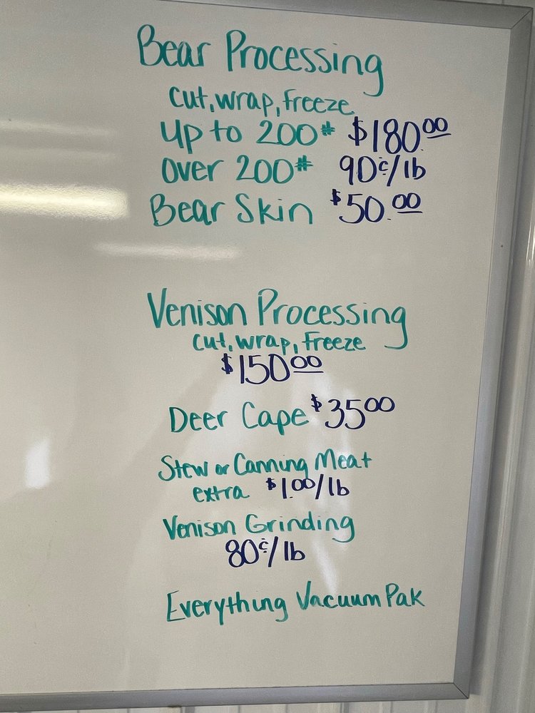 INGE’S CUSTOM MEATS Updated August 2024 500 Sawmill Rd, Stanley