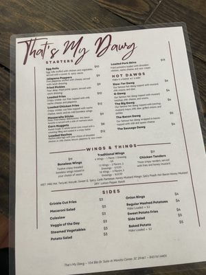 Menu photo 3 That’s My Dawg Moncks Corner, SC Menu photo 3 That’s My Dawg Moncks Corner, SC