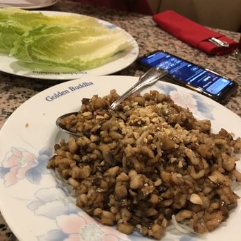 Lee's Golden Buddha - Lettuce Wrap. Wrong lettuce. Still yummy - Chinese Near Me - Buford, Georgia