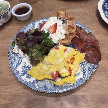 Maman - Omelette with the waffles. - Bakeries Near Me - New York, New York Maman - Omelette with the waffles. - Bakeries Near Me - New York, New York