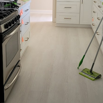 Floor Depot - finished installation in kitchen - Flooring Near Me - San Jose, California