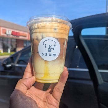 Ssum Coffee - Sweet corn cream top latte - Coffee & Tea Near Me - Anaheim, California Ssum Coffee - Sweet corn cream top latte - Coffee & Tea Near Me - Anaheim, California