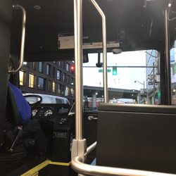 UCSF Shuttle Service - Tuesday, November 19, 2019: on the Grey shuttle from Mission Bay to Parnassus.