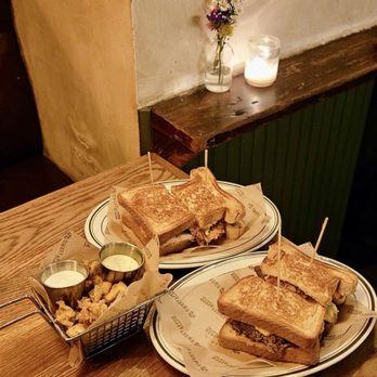 Sweet Afton - Philly Steak Patty Melt Fried Chicken Sandwich Popcorn Chicken - Bars Near Me - Astoria, New York Sweet Afton - Philly Steak Patty Melt Fried Chicken Sandwich Popcorn Chicken - Bars Near Me - Astoria, New York