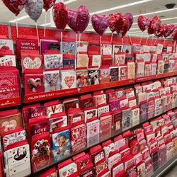 Walgreens - Valentine's cards! My favorite holiday is around the corner. :)