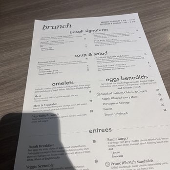 Basalt - Menu - New American Near Me - Honolulu, Hawaii Basalt - Menu - New American Near Me - Honolulu, Hawaii