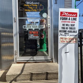Summit Diner - Love the part that says "We're going as slow as we can" - Diners Near Me - Somerset, Pennsylvania