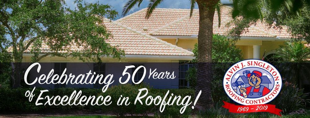 Slide of Alvin J. Singleton Roofing