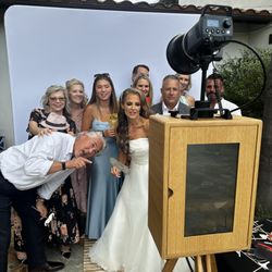 Back Bay Photobooth - Bride and groom loved capturing pictures in the booth.