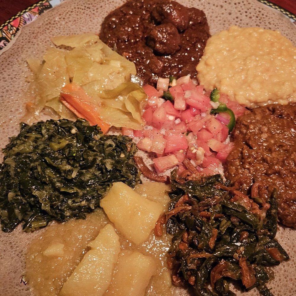Ethiopic - Vegetarian Sampler For Two - Ethiopian Near Me - Washington, DC, District of Columbia