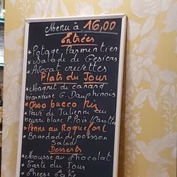 L'Escargot - Menu