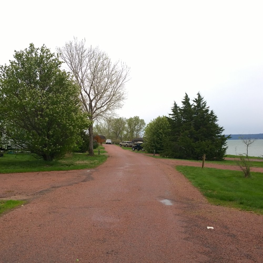 Snake Creek Recreation Area - Campground with Missouri in the background - Parks Near Me - Platte, South Dakota