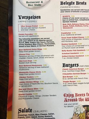 Menu photo 3 Marikka's Restaurant & Bier Stube Lexington, KY Menu photo 3 Marikka's Restaurant & Bier Stube Lexington, KY