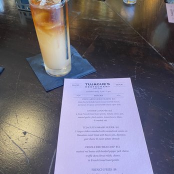 Tujague's Restaurant - Happy Hour Menu - Cajun/Creole Near Me - New Orleans, Louisiana