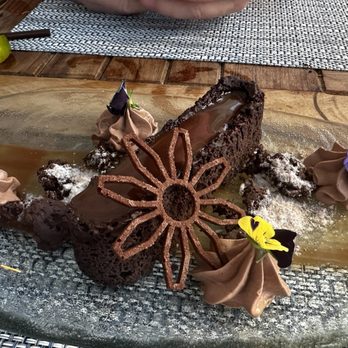 Hot Tin Roof - Salted Caramel and dark chocolate tart - Seafood Near Me - Key West, Florida Hot Tin Roof - Salted Caramel and dark chocolate tart - Seafood Near Me - Key West, Florida