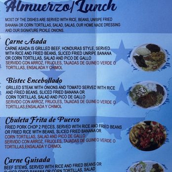 Pollo K-tracho Restaurant - Menu - Honduran Near Me - Los Angeles, California