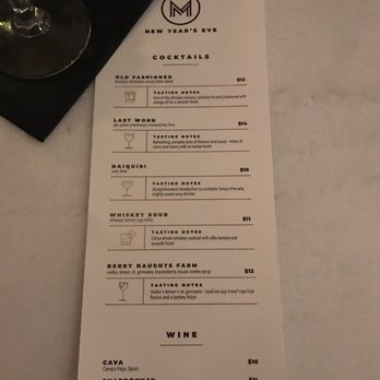 Modernist - NYE 2019 menu - Cocktail Bars Near Me - Fresno, California Modernist - NYE 2019 menu - Cocktail Bars Near Me - Fresno, California