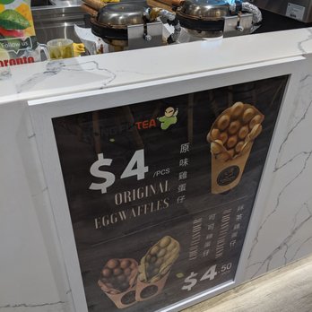 Kung Fu Tea - Hey, you can get egg waffles! - Bubble Tea Near Me - Toronto, Ontario