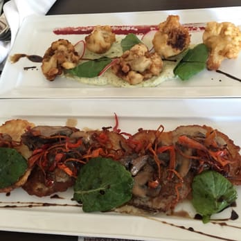 Tryzub Ukrainian Kitchen - Potato pancake and cauliflower apps were delish - Ukrainian Near Me - Chicago, Illinois
