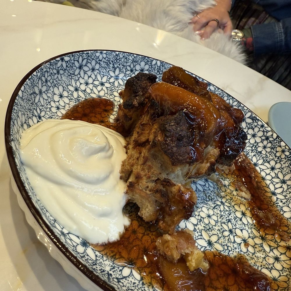 The Moniker - Peach cobbler French toast - Cocktail Bars Near Me - St. Louis, Missouri The Moniker - Peach cobbler French toast - Cocktail Bars Near Me - St. Louis, Missouri