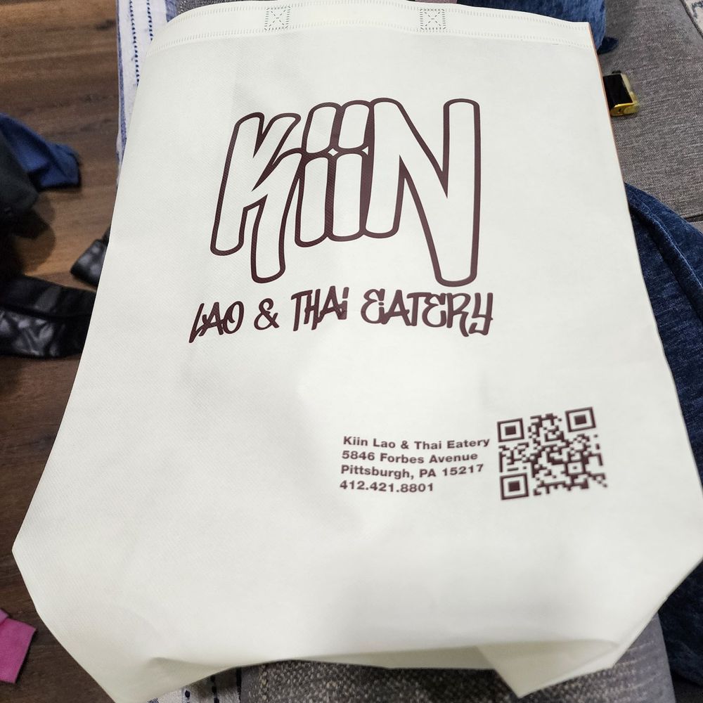 Kiin Lao & Thai Eatery - To go bag - Laotian Near Me - Pittsburgh, Pennsylvania Kiin Lao & Thai Eatery - To go bag - Laotian Near Me - Pittsburgh, Pennsylvania