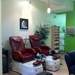Comfortable massage chair .