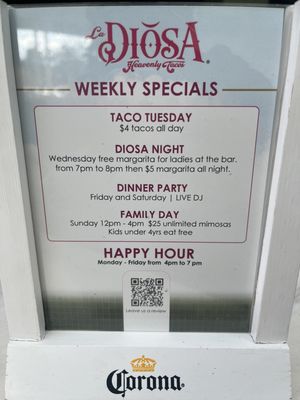 Menu photo 7 La Diosa Taqueria Miami Lakes, FL