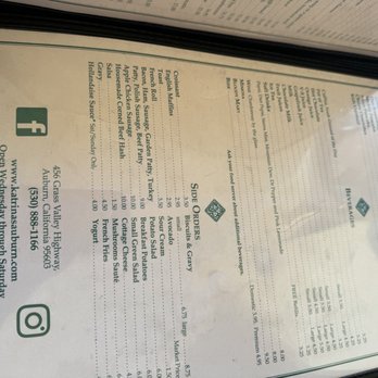 Katrina's Cafe - Menu - Breakfast & Brunch Near Me - Auburn, California