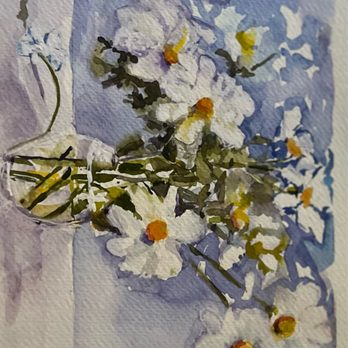 Roxiart - Flower Watercolor 8x10 - Art Classes Near Me - Dana Point, California Roxiart - Flower Watercolor 8x10 - Art Classes Near Me - Dana Point, California