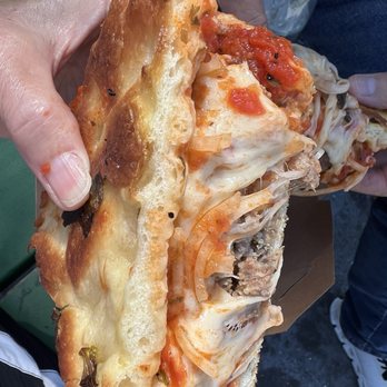 Mario's Bohemian Cafe - Hot gooey meatball sandwich - Italian Near Me - San Francisco, California Mario's Bohemian Cafe - Hot gooey meatball sandwich - Italian Near Me - San Francisco, California