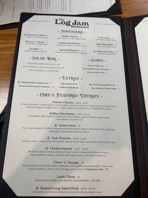Menu photo 6 The Log Jam Restaurant Lake George, NY Menu photo 6 The Log Jam Restaurant Lake George, NY