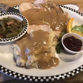 Black Bear Diner Glendale - Turkey, mash potatoes cranberry and green beans - American Near Me - Glendale, Arizona Black Bear Diner Glendale - Turkey, mash potatoes cranberry and green beans - American Near Me - Glendale, Arizona