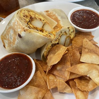 Cafe Topes - Breakfast Burrito with chorizo - Coffee & Tea Near Me - Carlsbad, California