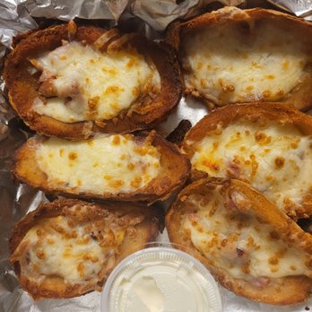 La Pizza - Potato skins with cheese and bacon - Pizza Near Me - Derwood, Maryland