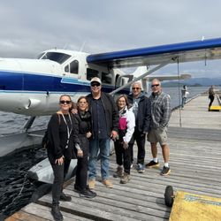 Taquan Air - Our group prior to departing on our adventure