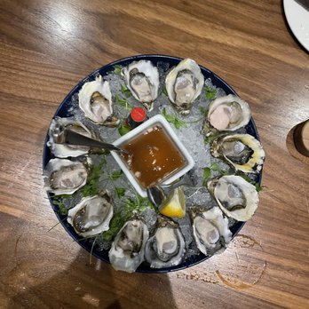 Whiskey Prime Steakhouse - Here with my beautiful wife, again, 13 days later. In the photo are higata oysters on half shell. Delicious. - Steakhouses Near Me - Arlington, Washington Whiskey Prime Steakhouse - Here with my beautiful wife, again, 13 days later. In the photo are higata oysters on half shell. Delicious. - Steakhouses Near Me - Arlington, Washington