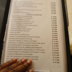 Rodi - Menu