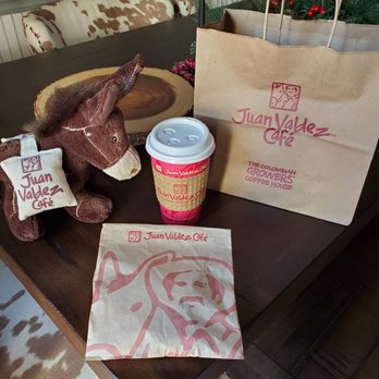 Juan Valdez Cafe - So close to home and my stuffed Conchita from Juan Valdez Cafe couldn't resist the smells either! Mmmm. - Cafes Near Me - Windermere, Florida Juan Valdez Cafe - So close to home and my stuffed Conchita from Juan Valdez Cafe couldn't resist the smells either! Mmmm. - Cafes Near Me - Windermere, Florida