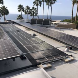 New solar thermal install in Ala Jolla