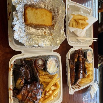 Back A Yard Caribbean Grill - BBQ Pork Spare Ribs Plate BBQ Chicken & Ribs Combo - Caribbean Near Me - Campbell, California Back A Yard Caribbean Grill - BBQ Pork Spare Ribs Plate BBQ Chicken & Ribs Combo - Caribbean Near Me - Campbell, California