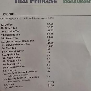 Thai Princess - Menu 3-28-2026 - Thai Near Me - Garden Grove, California Thai Princess - Menu 3-28-2026 - Thai Near Me - Garden Grove, California