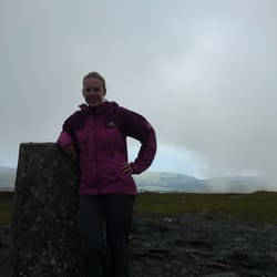 Snaefell Mountain - Me at the summit (1st attempt)
