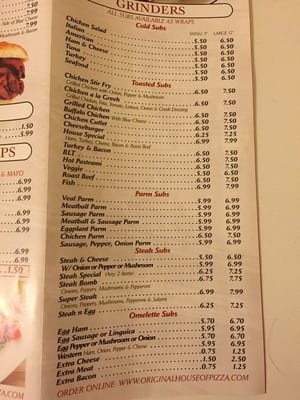 Menu photo 7 Original House of Pizza Woonsocket, RI Menu photo 7 Original House of Pizza Woonsocket, RI